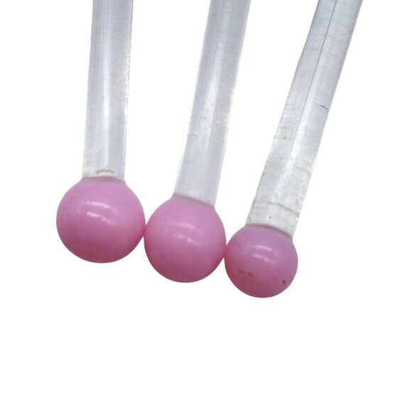 Handblown Glass Tropical seaside beach theme swizzle sticks cocktail stirrers pe - Picture 8 of 11